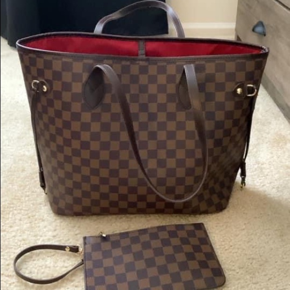 Checkered purse